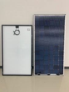 solar market technology back of bifacial panel
