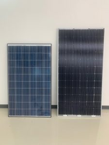 Solar market technology front of bifacial panel