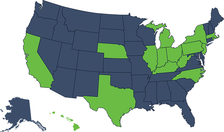 States where Melink Solar has projects