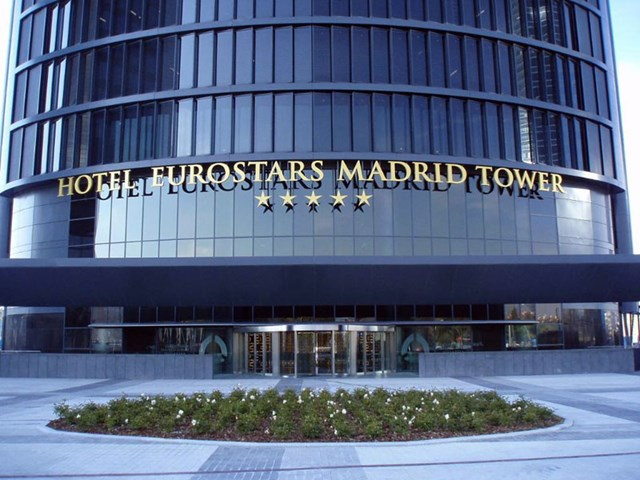 Eurostars Madrid Tower, Madrid Spain, Lobby, Hotel